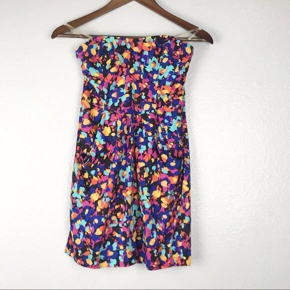 STS Blue Strapless Mini Dress Size XS - Picture 3 of 9